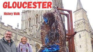 History of gloucester UK A circular walk of discovery [upl. by Kaule679]