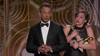 Seth Meyers Monologue at the 2018 Golden Globes  The Post [upl. by Parthenia]