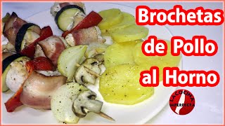 Brochetas de Pollo al Horno [upl. by Niatsirt]