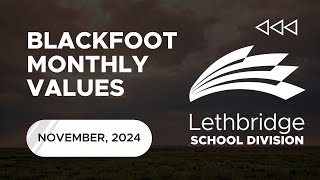 Blackfoot Monthly Values November [upl. by Vareck]