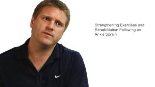 Ankle Strengthening Exercises and Rehabilitation Following an Ankle Sprain [upl. by Aicercal]