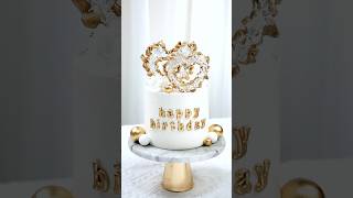 💛✨Heart shaped Crystal cake topper  Sugar art cake idea  trending shorts cake cakedesign [upl. by Marquis]