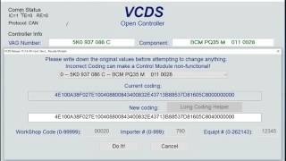 VCDS How To  Activate  Deactivate Cornering Light With Reverse Gear  VW Scirocco MK3 [upl. by Dianthe]