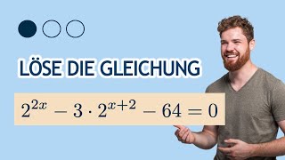 Exponentialgleichung lösen mit Potenzgesetzen pqFormel und Logarithmus [upl. by Candy]