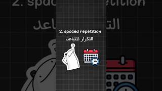 Spaced repetition  التكرار المتباعد  مشكلة النسيان [upl. by Erbma]