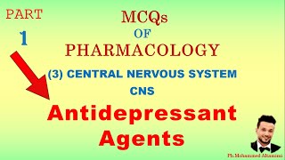 Antidepressants Drugs MCQs  Pharmacology part1 [upl. by Egreog]