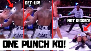 Jake Paul vs Tyron Woodley Full Fight Reaction and Breakdown  Brutal One Punch KO Finish [upl. by Geoffrey]