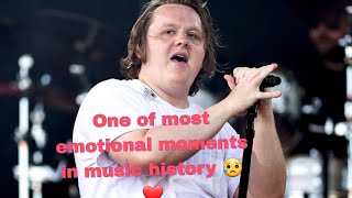 Fans Helped Him To Finish His Song  Lewis Capaldi  Glastonbury lewiscapaldi [upl. by Ensign]