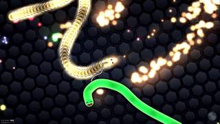 Slitherio 99 IMPOSSIBLE SNAKE TRAP  INVINCIBLE SNAKE  BEST MOMENTS EVER [upl. by Bresee]