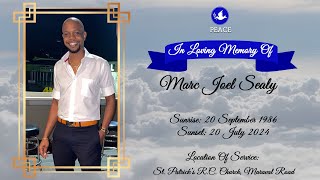 Funeral Tribute Service Of Marc Joel Sealy [upl. by Renee81]