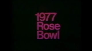 1977 Rose Bowl Game USC vs Michigan Opening [upl. by Bywoods]