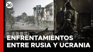 Continúan los enfrentamientos entre Rusia y Ucrania [upl. by Ojimmas]