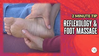 Two Minute Tips Reflexology and Foot Massage [upl. by Innig]