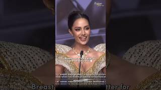 Winning Answer Miss Universe Thailand 2024 Opal Suchata missuniverse missuniversethailand shorts [upl. by Bekki]