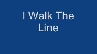 Johnny Cash  I Walk The Line Lyrics [upl. by Seugram310]