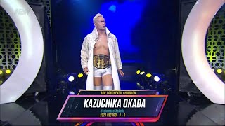 Kazuchika Okada Entrance  AEW Dynamite April 10 2024 [upl. by Anaira]