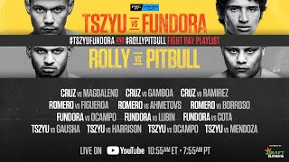 Fight Day Playlist Tszyu vs Fundora  Rolly vs Pitbull [upl. by Llerol]