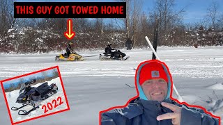 2022 Ski Doo MXZ XRS 850 Simple Windshield Install Trailside Footage01152022 [upl. by Ahcim967]