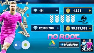 DLS 24 Unlimited Coin Gems amp All Player Max [upl. by Nolla]