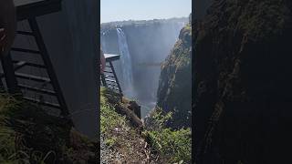 Border Between Zimbabwe and Zambia Bridge crossing and Victoria falls [upl. by Sucramaj]