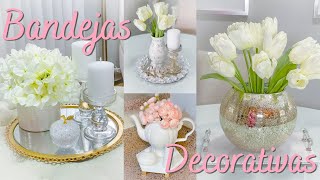 DIY Bandejas Decorativas  Decoración 2023  Decorative Trays [upl. by Aynosal]