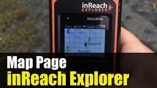 Garmin inReach Explorer  Map Page [upl. by Nimoynib]