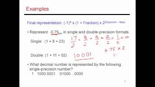 Video 28 Floating Point Examples CSECE 3810 Computer Organization [upl. by Hillman257]