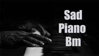 Dreamy Sad Piano Backing Track In B Minor quotVisionsquot [upl. by Suryt32]