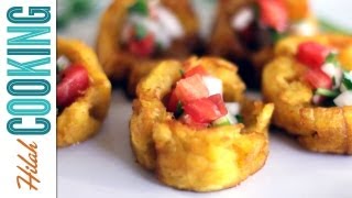 How to Make Tostones Fried Plantains  Hilah Cooking [upl. by Hedelman]