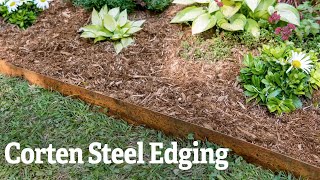 Corten Steel Edging  Gardeners Supply [upl. by Eniloj]