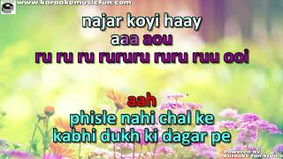 Chunri Sambhal Gauri Udi Chali Jaaye Re Semi Vocal Female Video Karaoke Lyrics [upl. by Dobson610]