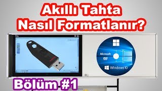 Akıllı tahtalara nasıl format atılır  USB hazırlama Bölüm 1 [upl. by Kingsbury425]