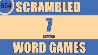 Scrambled Word Games  Can you guess all scrambled words Jumbled Words Guess the Word Games [upl. by Peria]