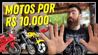 DICA DE 5 MOTOS BARATAS PARA VIAJAR  Motos USADAS para comprar por até 10 MIL REAIS  VIAJE DE MOTO [upl. by Ylrahc]