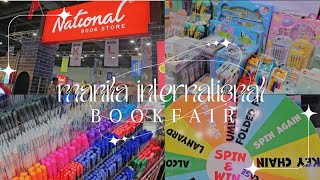 manila international bookfair MIBF 2024  cheap books amp stationeries  freebies [upl. by Anohr]