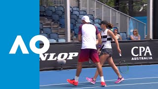 RosolskaMektic v SwiatekKubot match highlights 1R  Australian Open 2019 [upl. by Yesdnyl]