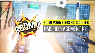 XIAOMI M365 ELECTRIC SCOOTER BMS REPLACEMENT KIT  WITH DIY INSTALLATION FAIL [upl. by Ayerhs]