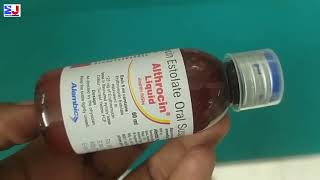 Althrocin Liquid  Erythromycin Estolate Oral Suspension  Erythromycin Syrup Use  Althrocin Liquid [upl. by Anuahc725]