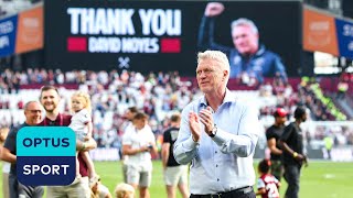 David Moyes FAREWELLS West Ham at the London Stadium 🥲 [upl. by Argus]