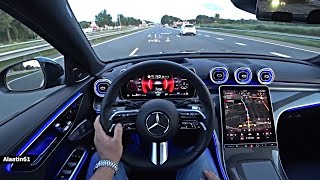 The New Mercedes C Class AMG 2024 Test Drive [upl. by Araid]