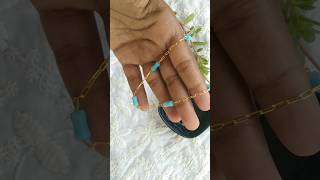 Beads Necklace making jewelry jewelrymakingathome handmadejewelery necklace [upl. by Conlin]