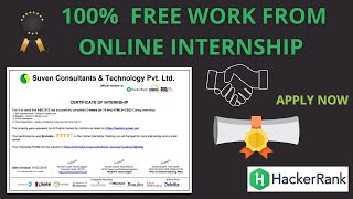 Free Online Internship Certificate  Work From Home Internships  8 Weeks  Skills Matter [upl. by Ythomit]