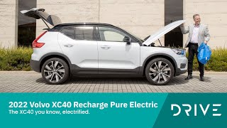 2022 Volvo XC40 Recharge Pure Electric Review  Drivecomau [upl. by Costa]