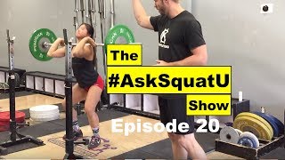 How to Front Squat AskSquatU Show Ep 20 [upl. by Elocon]