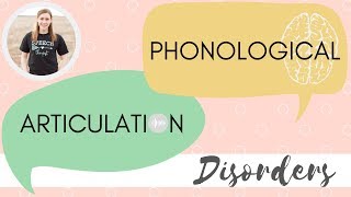 Articulation Vs Phonological Disorders [upl. by Eniledam]