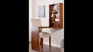 Wall Mounted Folding Table  Fold Out Convertible Desk [upl. by Mulry459]