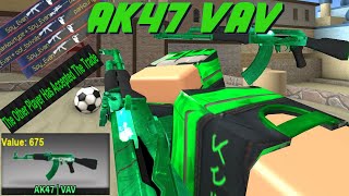 Counter Blox AK47 VAV Gameplay Contraband Skin [upl. by Walczak]