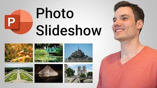 How to make PowerPoint Photo Slideshow [upl. by Rafat]