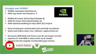 Grote overname AMD uitgelegd risico voor NVIDIA [upl. by Mauve]