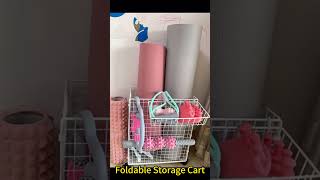 Exciting Launch Foldable Storage CartSimplyMetal StorageSolutions SpaceOptimization [upl. by Lorelle]